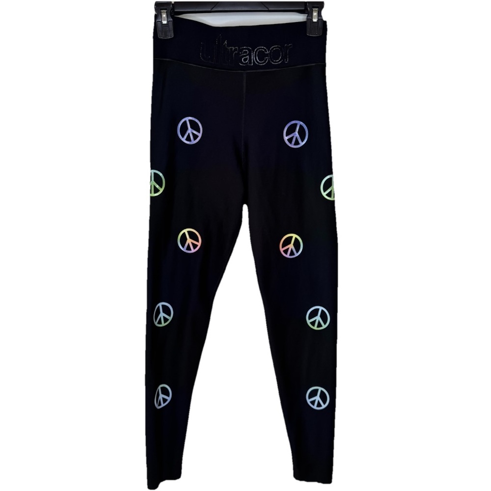 Ultracor Black Peace Sign Leggings
